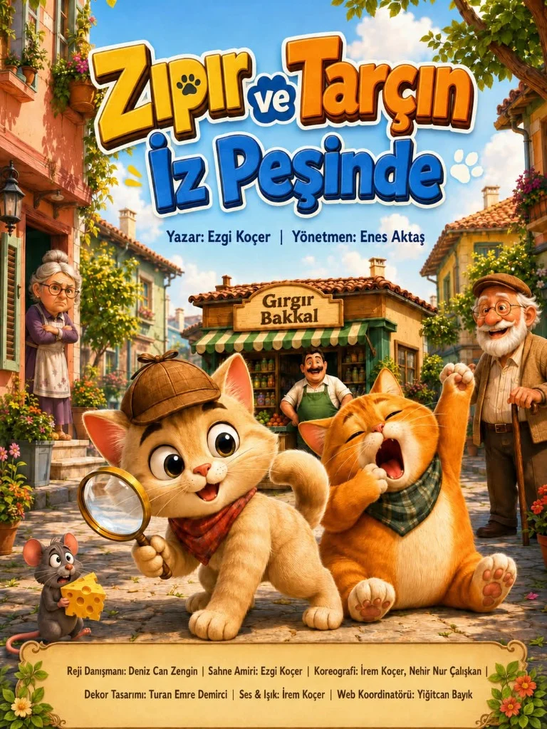 Zıpır ve Tarçın İz Peşinde Afişi